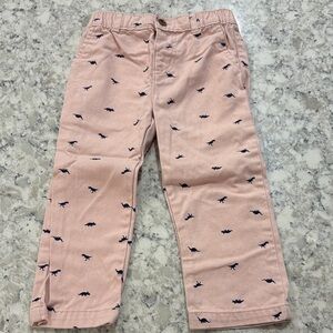 Carter's Pink Dinosaur Print Casual Pants